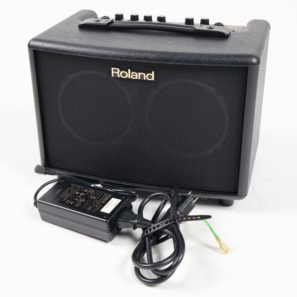 【中古】 アコギアンプ ローランド ROLAND AC-33 アコースティックギター用アンプ アコギアンプ ブラック