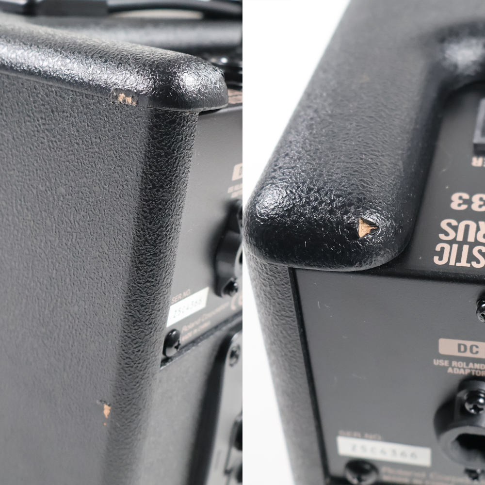 【中古】 アコギアンプ ローランド ROLAND AC-33 アコースティックギター用アンプ アコギアンプ ブラック 傷 