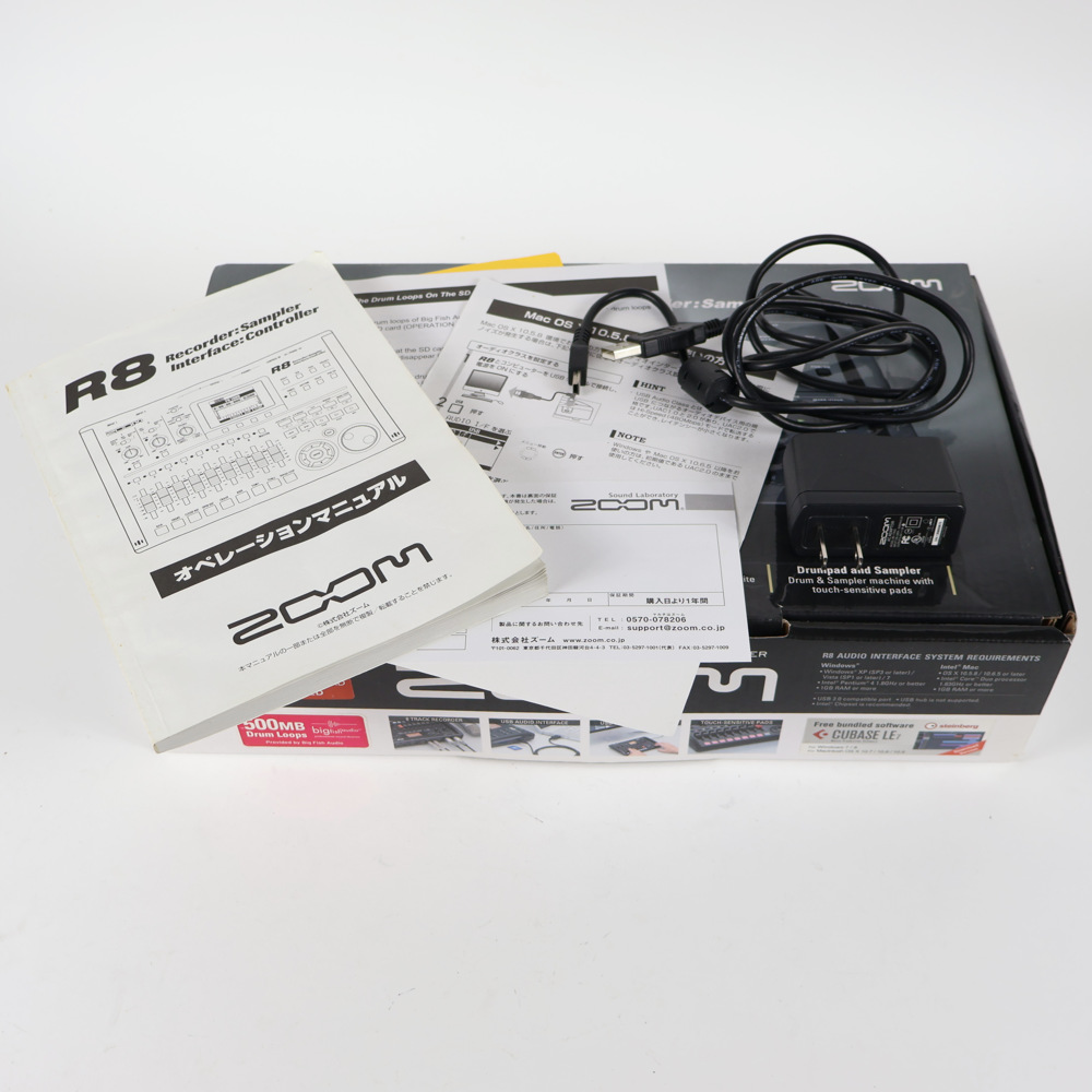 【中古】 デジタルレコーダー ZOOM R8 付属品