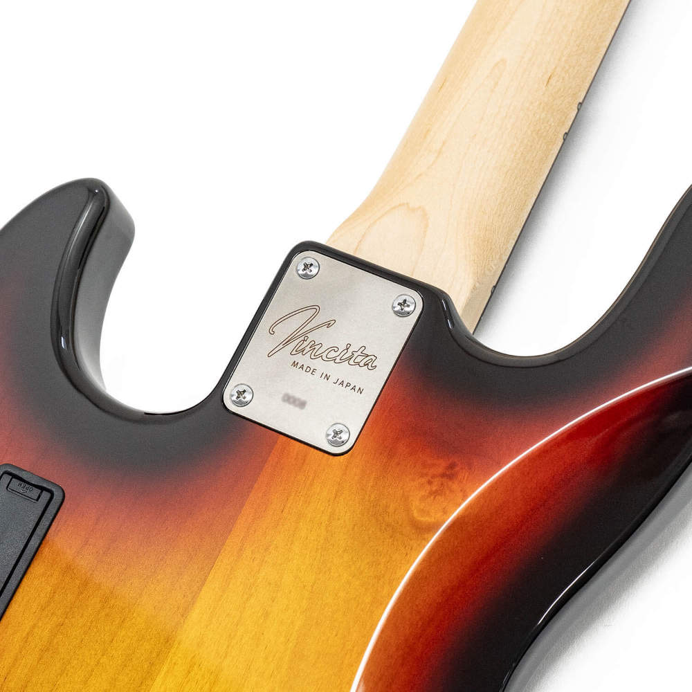 Vincita ヴィンシタ Versatilita-4st ALD 3TS エレキベース ネックプレート画像