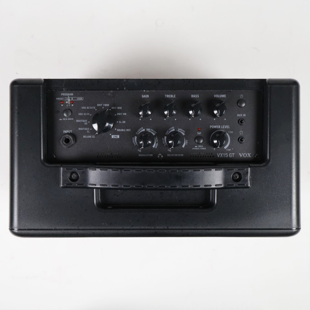 【中古】 VOX VX15 GT 小型ギターアンプ コンボ モデリングアンプ コントロール
