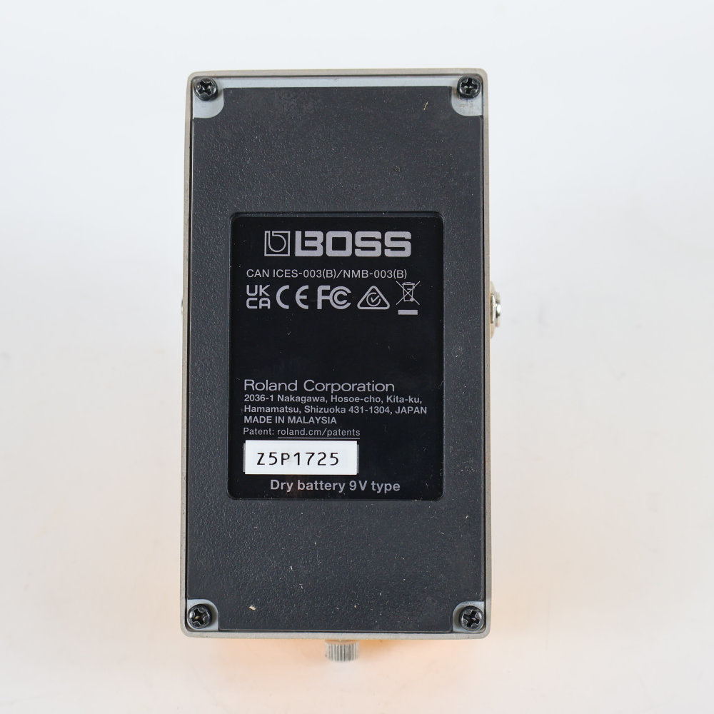 【中古】オーバードライブ エフェクター BOSS OD-1X Overdrive ギターエフェクター 本体画像 裏 