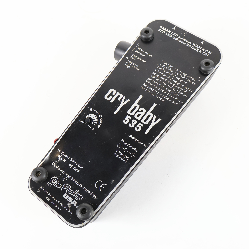 【中古】 ワウ エフェクター JIM DUNLOP Cry Baby 535 ワウペダル 詳細画像