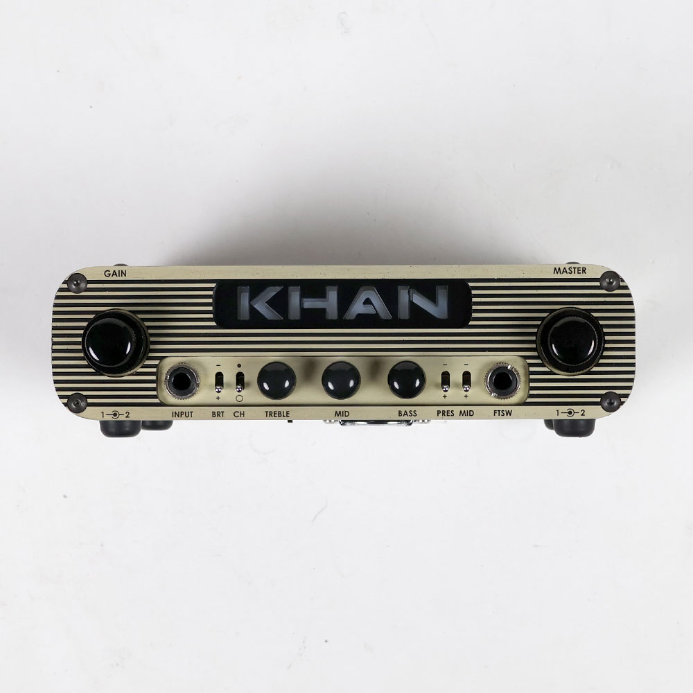 【中古】 ギターアンプヘッド KHAN AUDIO Pak Amp Dual Channel コントロールパネル