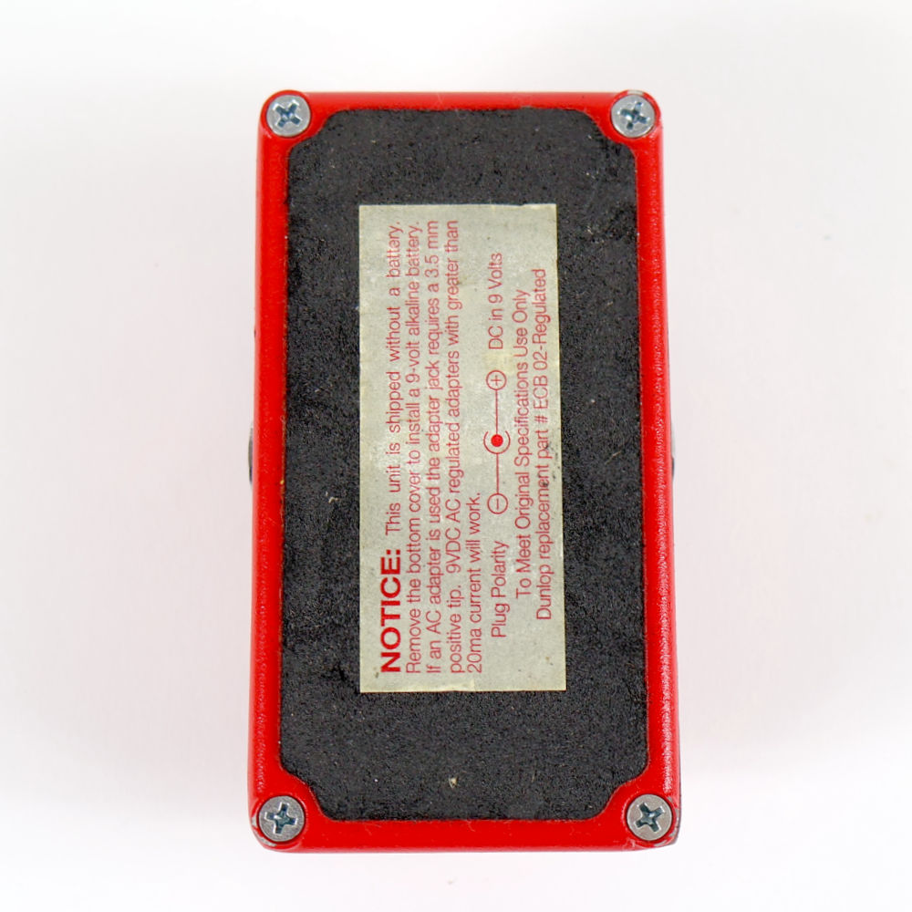 【中古】コンプレッサー エフェクター MXR M-102 DYNA COMP ダイナコンプ ギターエフェクター 裏面