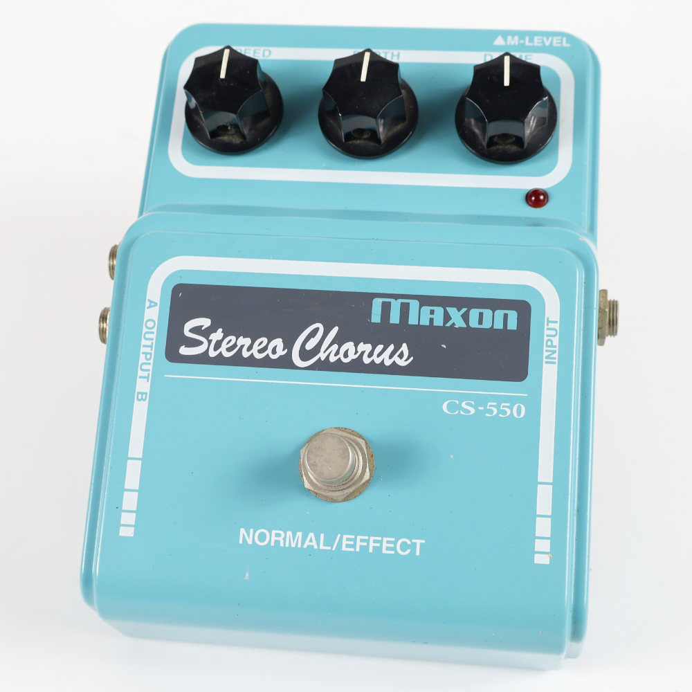 【中古】コーラス エフェクター MAXON マクソン CS-550 Stereo Chorus ギターエフェクター