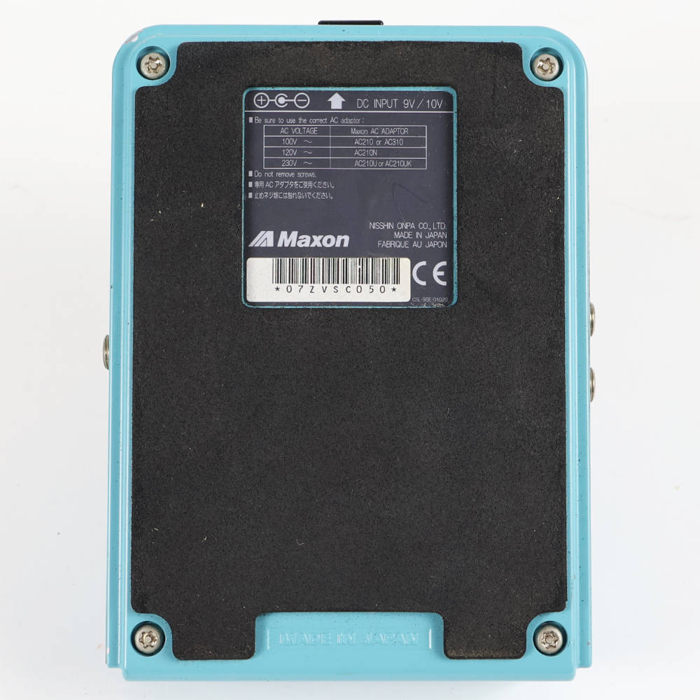 【中古】コーラス エフェクター MAXON マクソン CS-550 Stereo Chorus ギターエフェクター 本体画像 裏