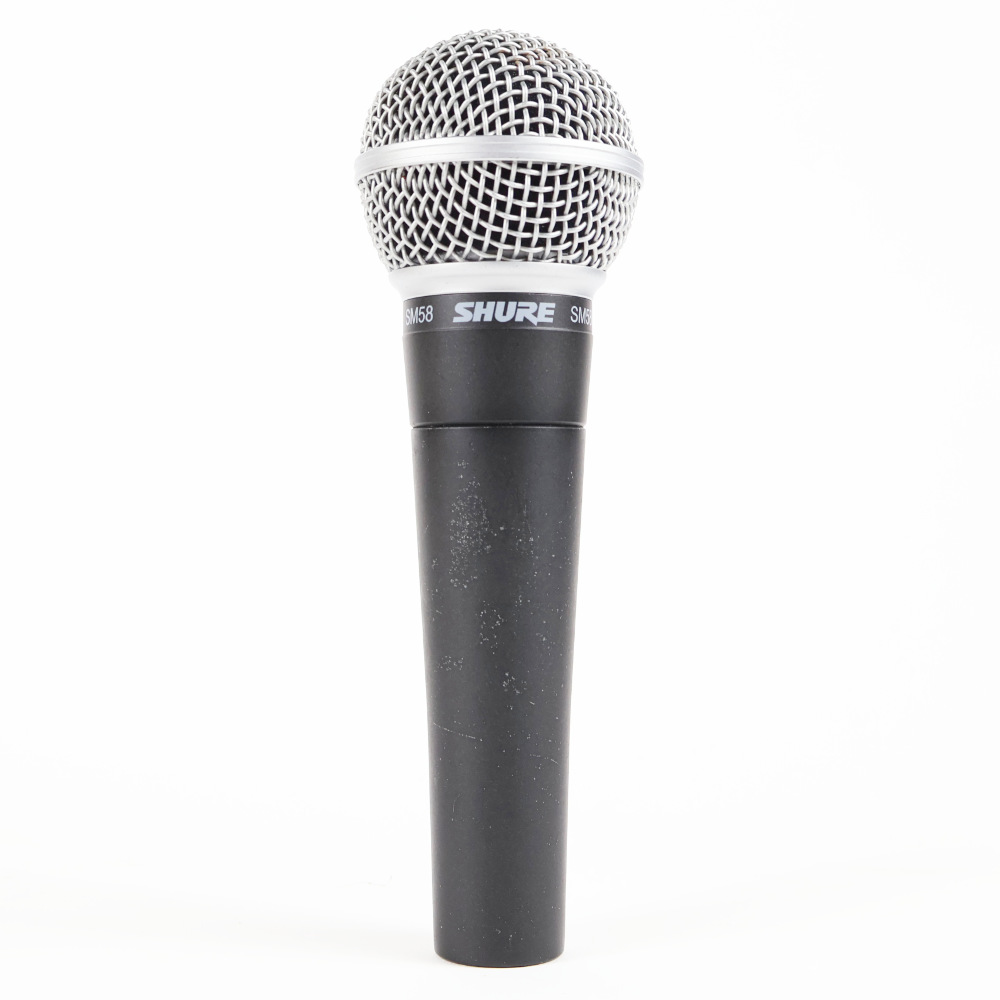 【中古】 マイク ダイナミックマイク SHURE SM58SE スイッチ付き シュアー 58 ゴッパ シュア 本体画像 裏