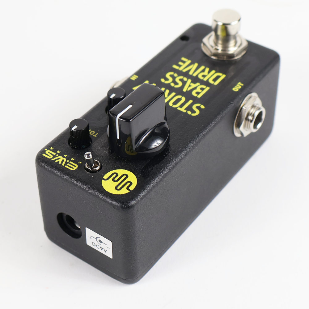 【中古】 E.W.S. Stormy Bass Drive ストーミーベースドライブ ベース用オーバードライブ エフェクター 側面
