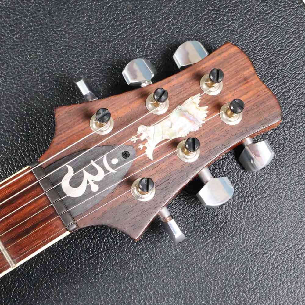 【中古】 エレキギター PRS Santana Retro Santana Yellow 2019年製 ノン10ナイストップ Paul Reed Smith ポールリードスミス サンタナレトロ Santa- na Retro ヘッド画像