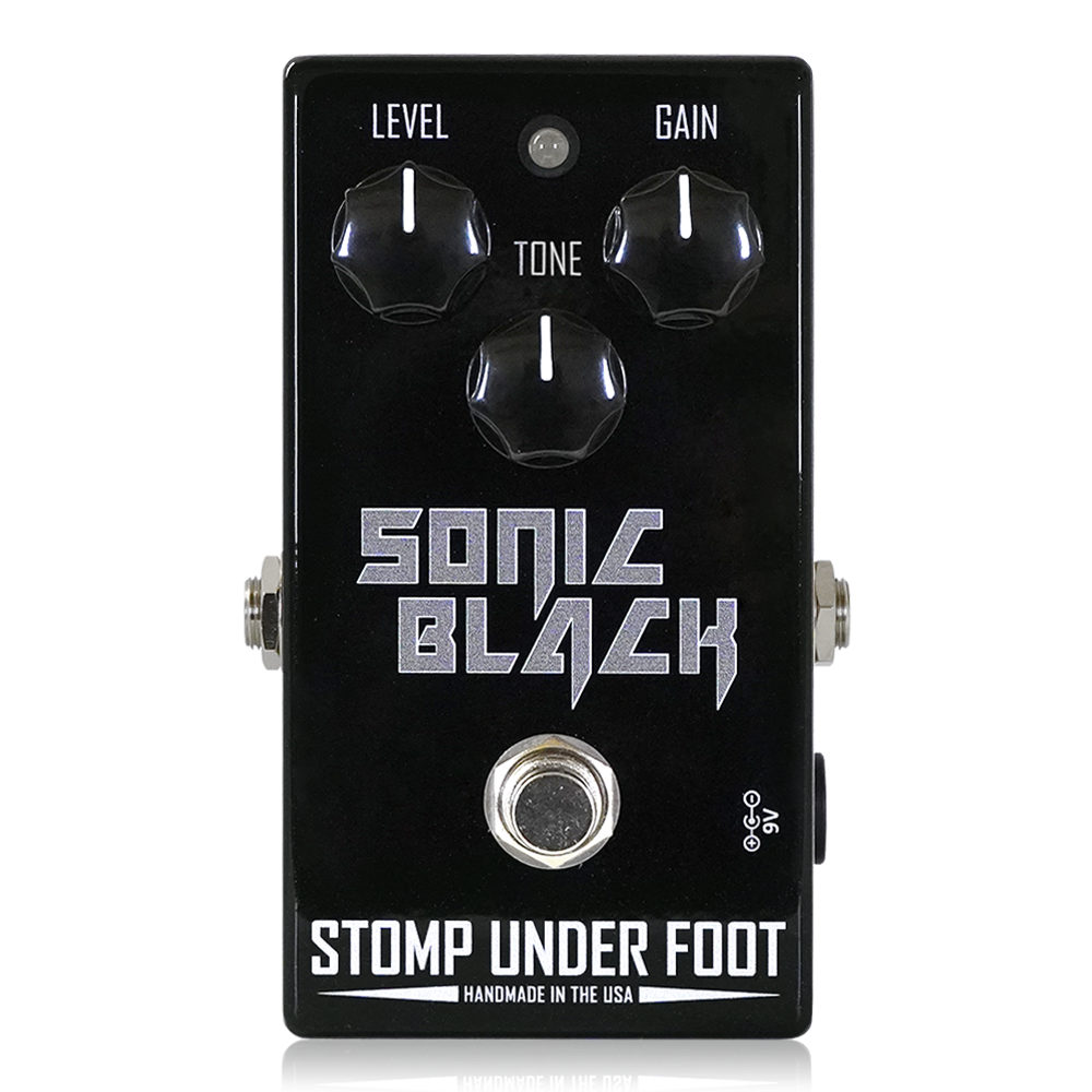Stomp Under Foot ストンプアンダーフット SONIC BLACK ディストーション ギターエフェクター