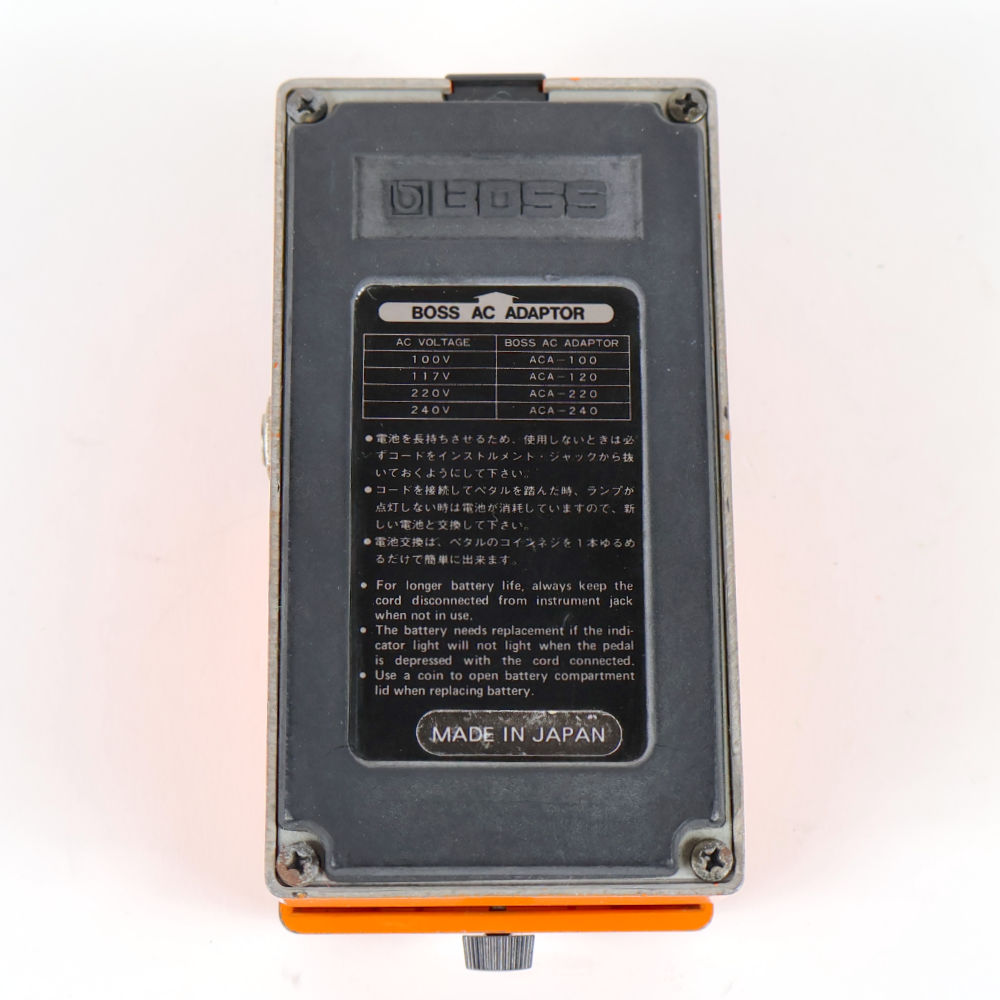 【中古】 ディストーション エフェクター BOSS DS-1 Distortion Made in Japan ギターエフェクター 裏面