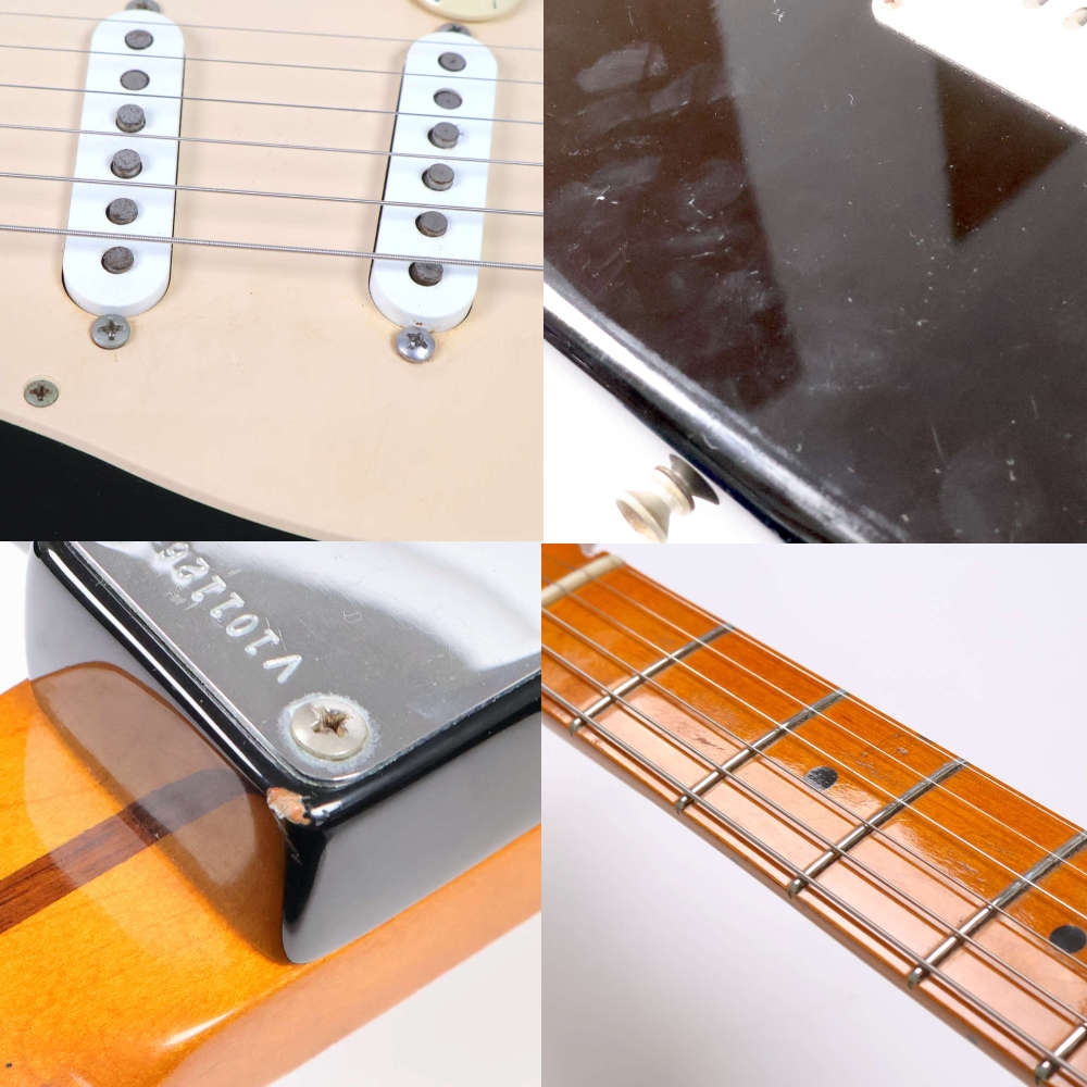 【中古】 エレキギター FENDER USA 1957 American Vintage Stratocaster Black 1997年製 ビンスト フェンダー アメリカンビンテージ57ストラト ブラック ボディ傷