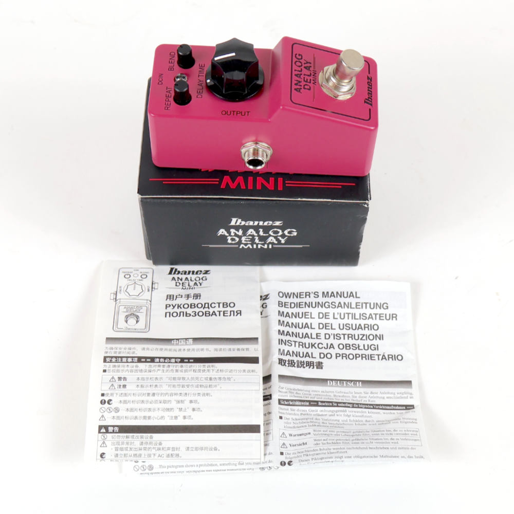 (美品) Ibanez ANALOG DELAY MINI 箱有 IBANEZ ANALOG DELAY MINI ADminiの修理｜ebi-san
