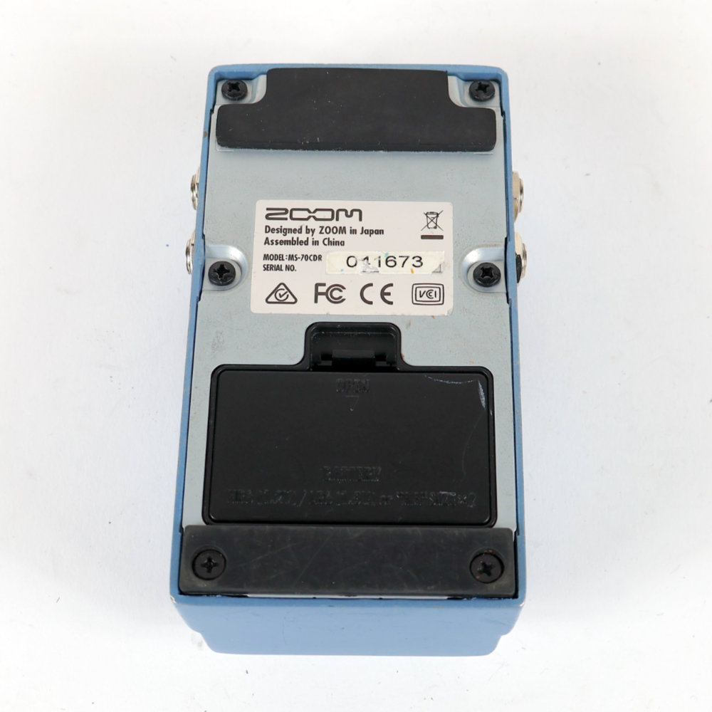 【中古】 マルチエフェクター ZOOM MS-70CDR ズーム 空間系マルチエフェクター ボトム画像