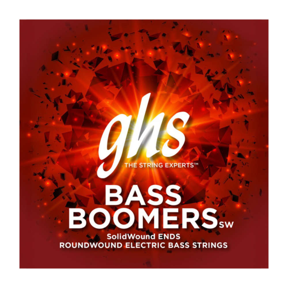 GHS ガス ML4045 Solidwound Bass Boomers 045-100 エレキベース弦