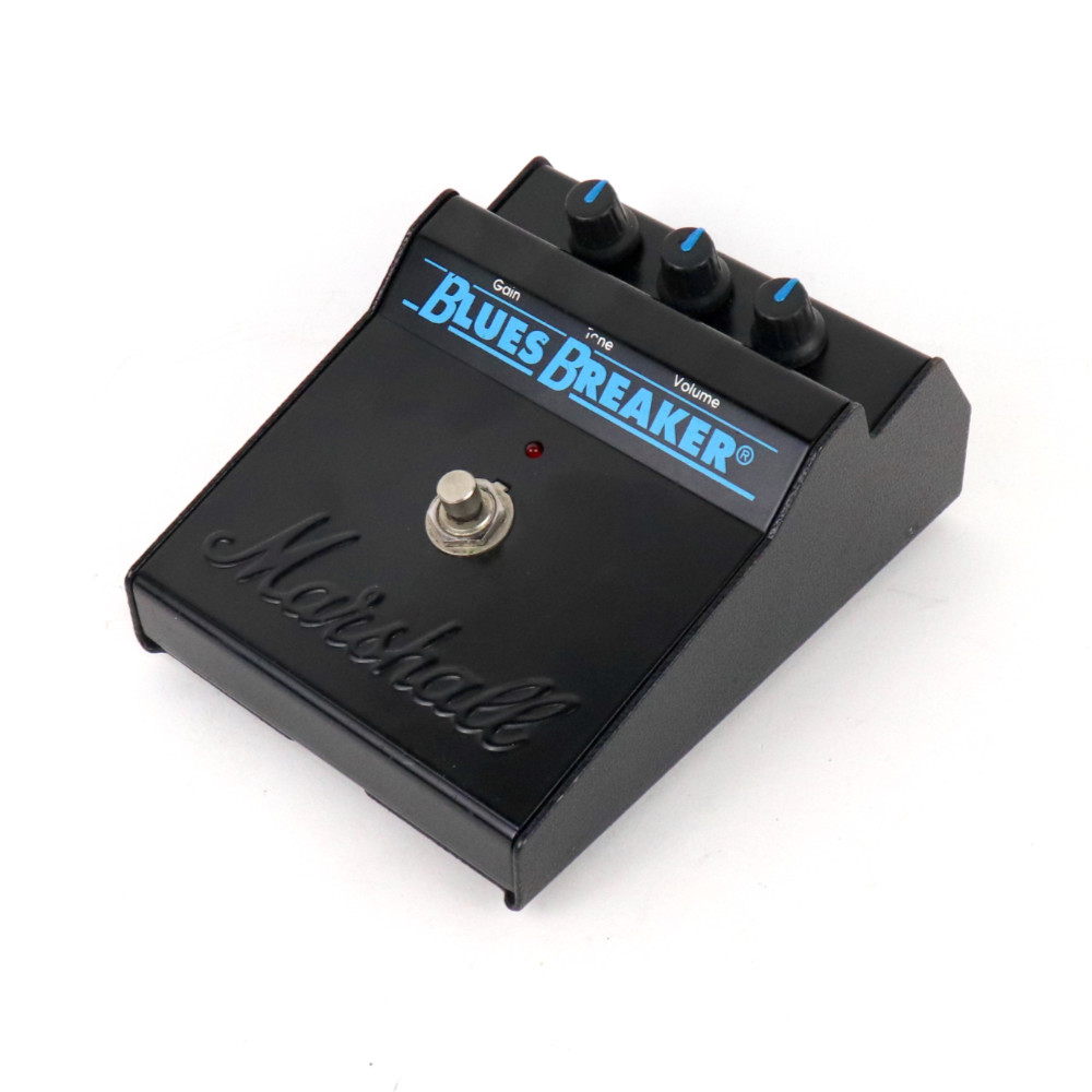 【中古】 オーバードライブ エフェクター MARSHALL マーシャル BLUES BREAKER FP-04 ギターエフェクター 斜めアングル画像