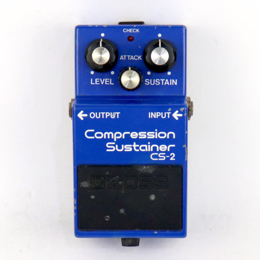 【中古】コンプレッサー エフェクター BOSS CS-2 Compression Sustainer Made in Japan ギターエフェクター