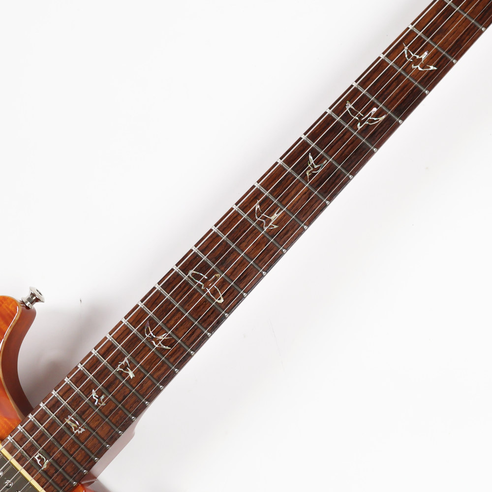 【中古】 エレキギター PRS Santana MD 10Top Orange 2009年製 Paul Reed Smith サンタナMD ポールリードスミス Santana Signature カルロス・サンタナモデル 指板