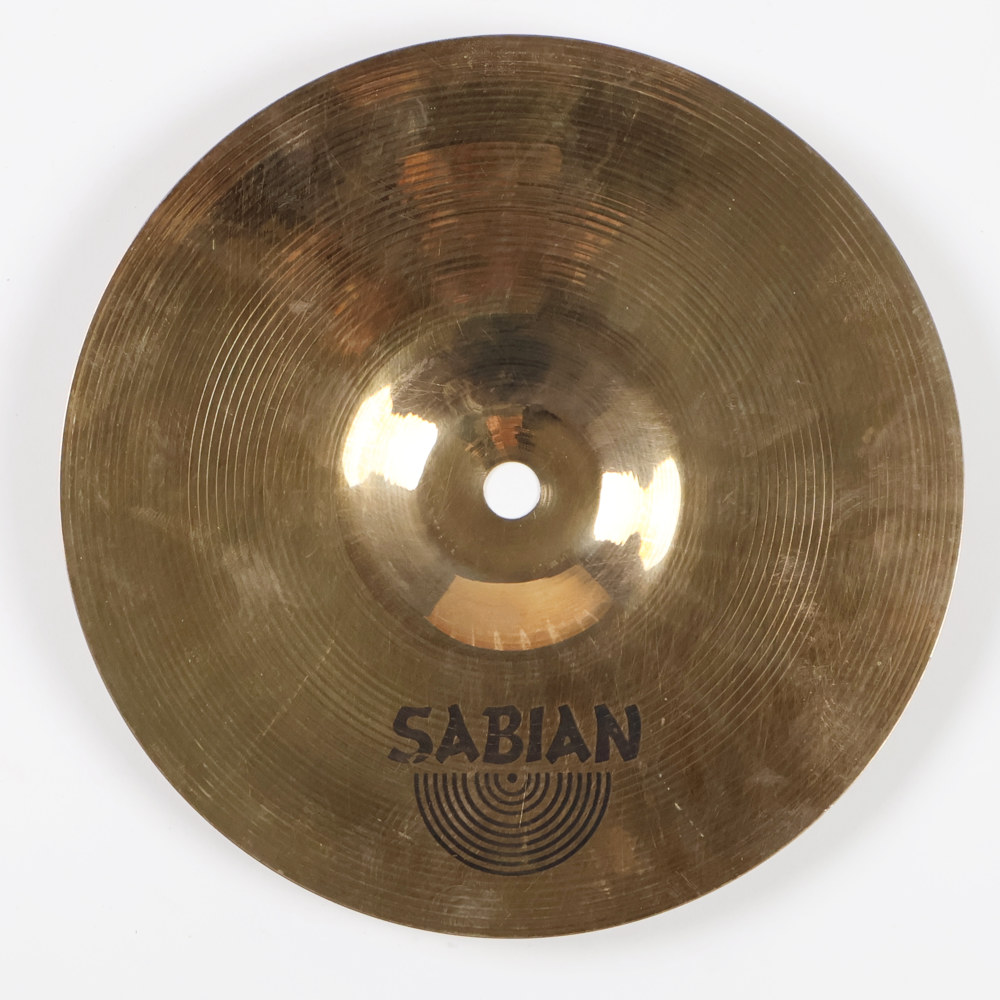 【中古】 スプラッシュシンバル セイビアン SABIAN AAX SPLASH 8インチ 裏面