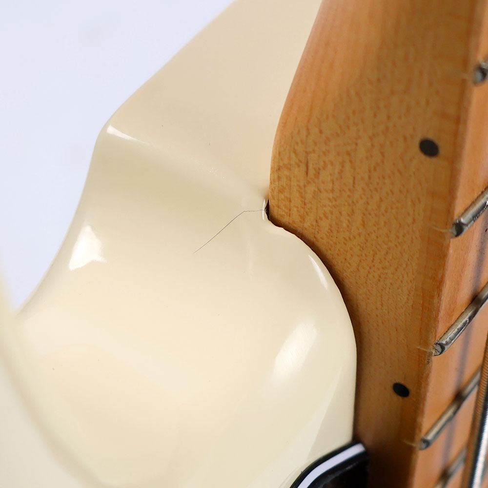 【訳あり】Fender フェンダー Standard Precision Bass MN BPG OWT エレキベース プレシジョンベース アウトレット クラック
