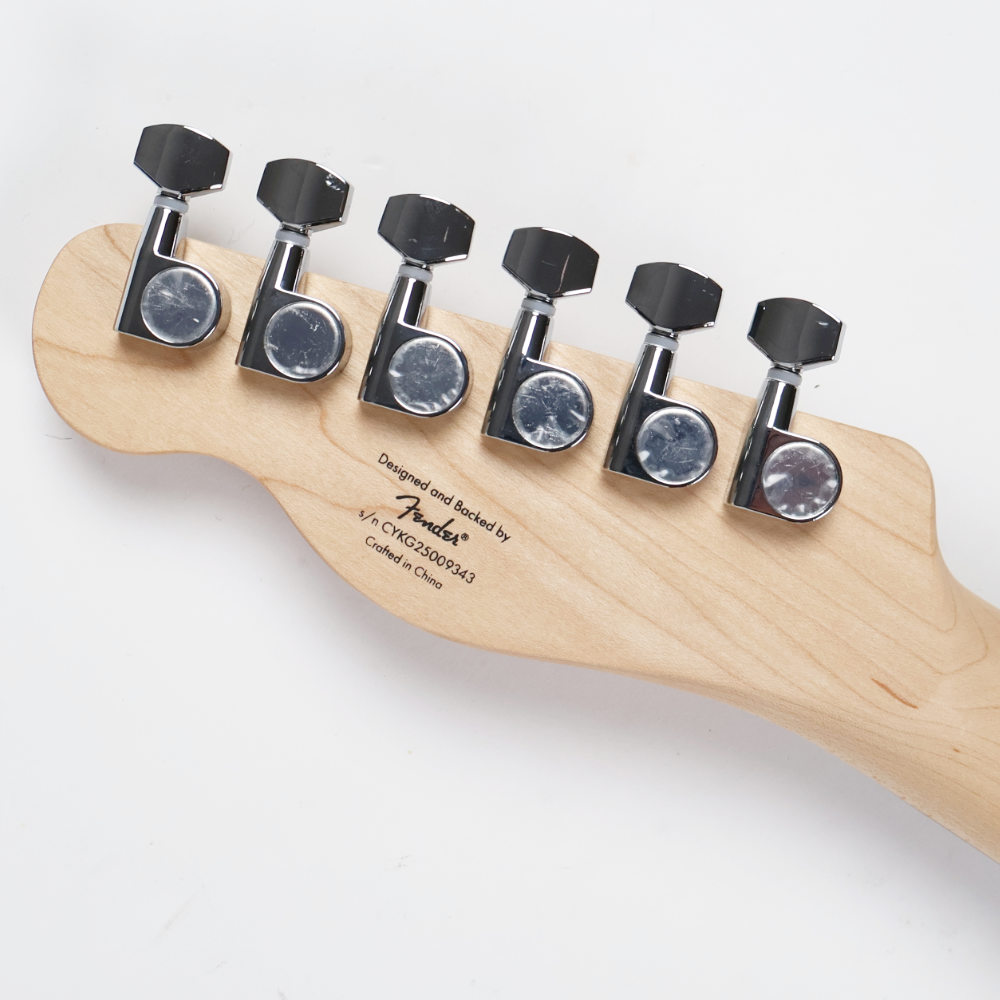 【訳あり】Squier スクワイヤー スクワイア Affinity Series Telecaster OLW エレキギター アウトレット ヘッド裏画像