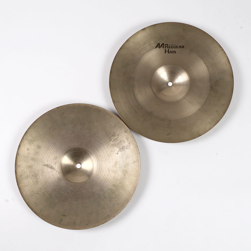【中古】ハイハットシンバル ペア セイビアン SABIAN AA REGULAR HATS Pair 14インチ ペア 裏面