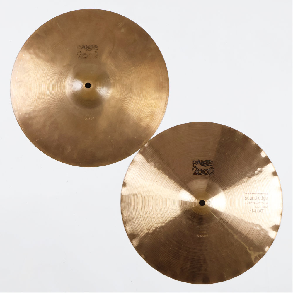 【中古】 ハイハットシンバル ペア パイステ PAISTE 2002 Special Edition Sound Edge Hi-Hat 14インチ