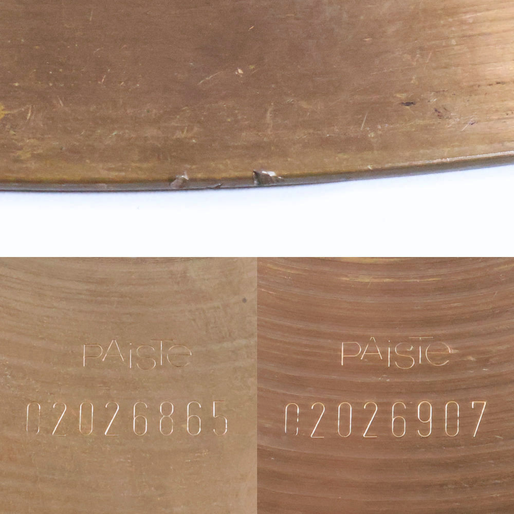 【中古】 ハイハットシンバル ペア パイステ PAISTE 2002 Special Edition Sound Edge Hi-Hat 14インチ シリアル