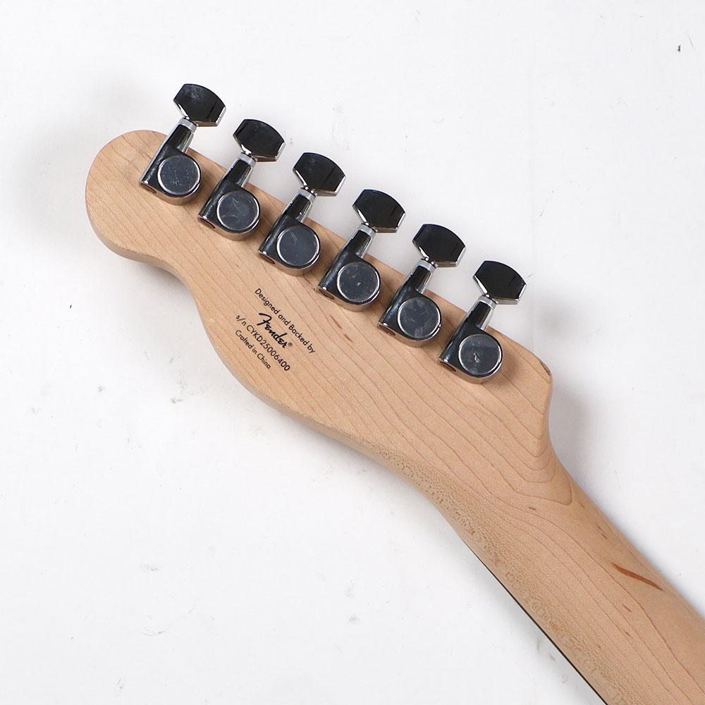 【訳あり】Squier スクワイヤー スクワイア Affinity Series Telecaster Thinline Laurel Fingerboard Black Pickguard Olympic White エレキギター アウトレット ヘッド