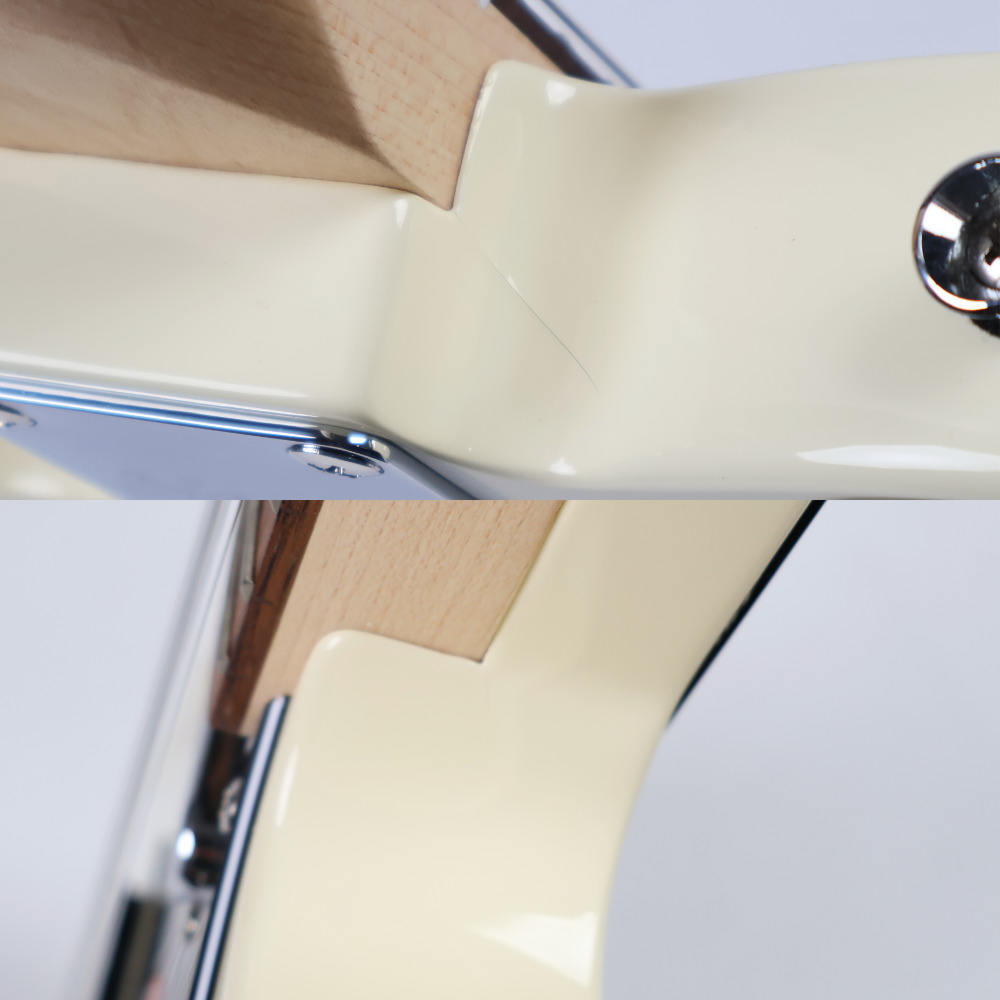 【訳あり】Squier スクワイヤー スクワイア Affinity Series Telecaster Thinline Laurel Fingerboard Black Pickguard Olympic White エレキギター アウトレット 傷