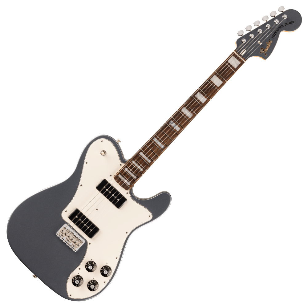 【訳あり】Fender フェンダー Chris Shiflett Cleaver Telecaster Deluxe Charcoal Frost Metallic エレキギター アウトレット
