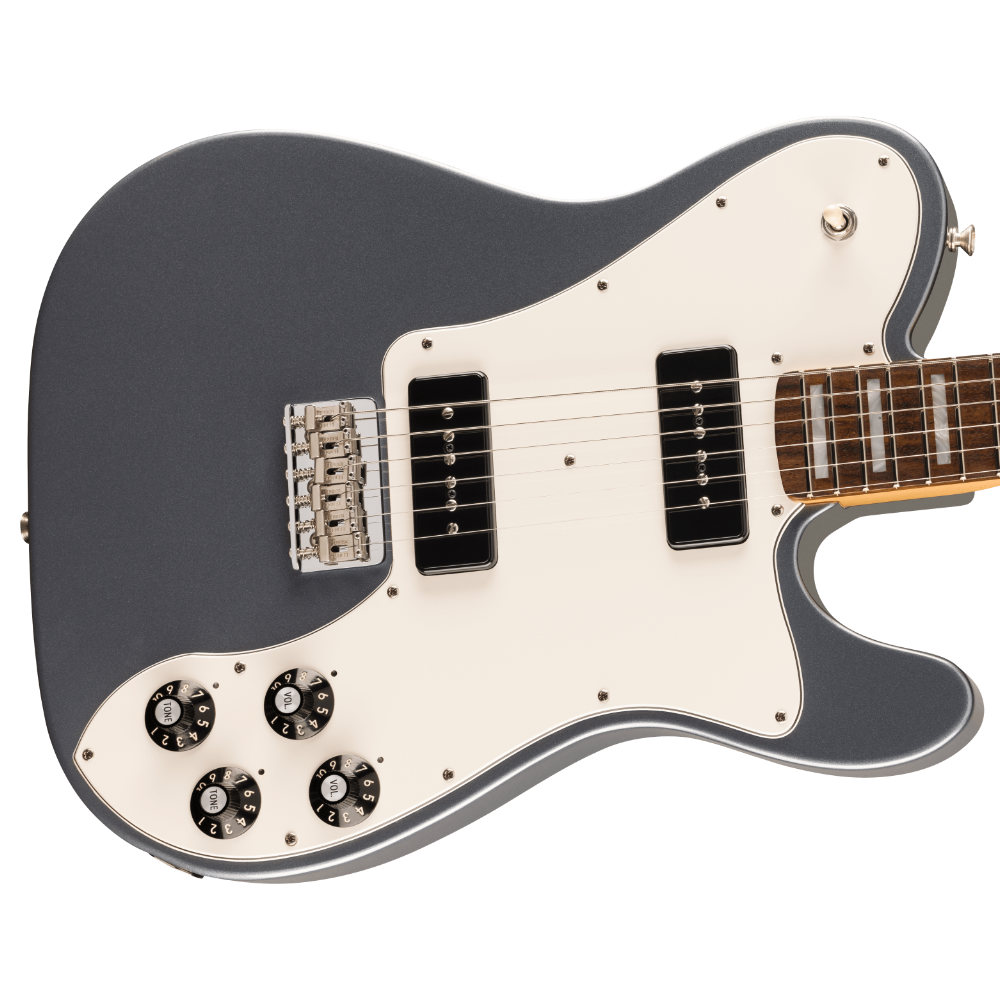 【訳あり】Fender フェンダー Chris Shiflett Cleaver Telecaster Deluxe Charcoal Frost Metallic エレキギター アウトレット ボディ