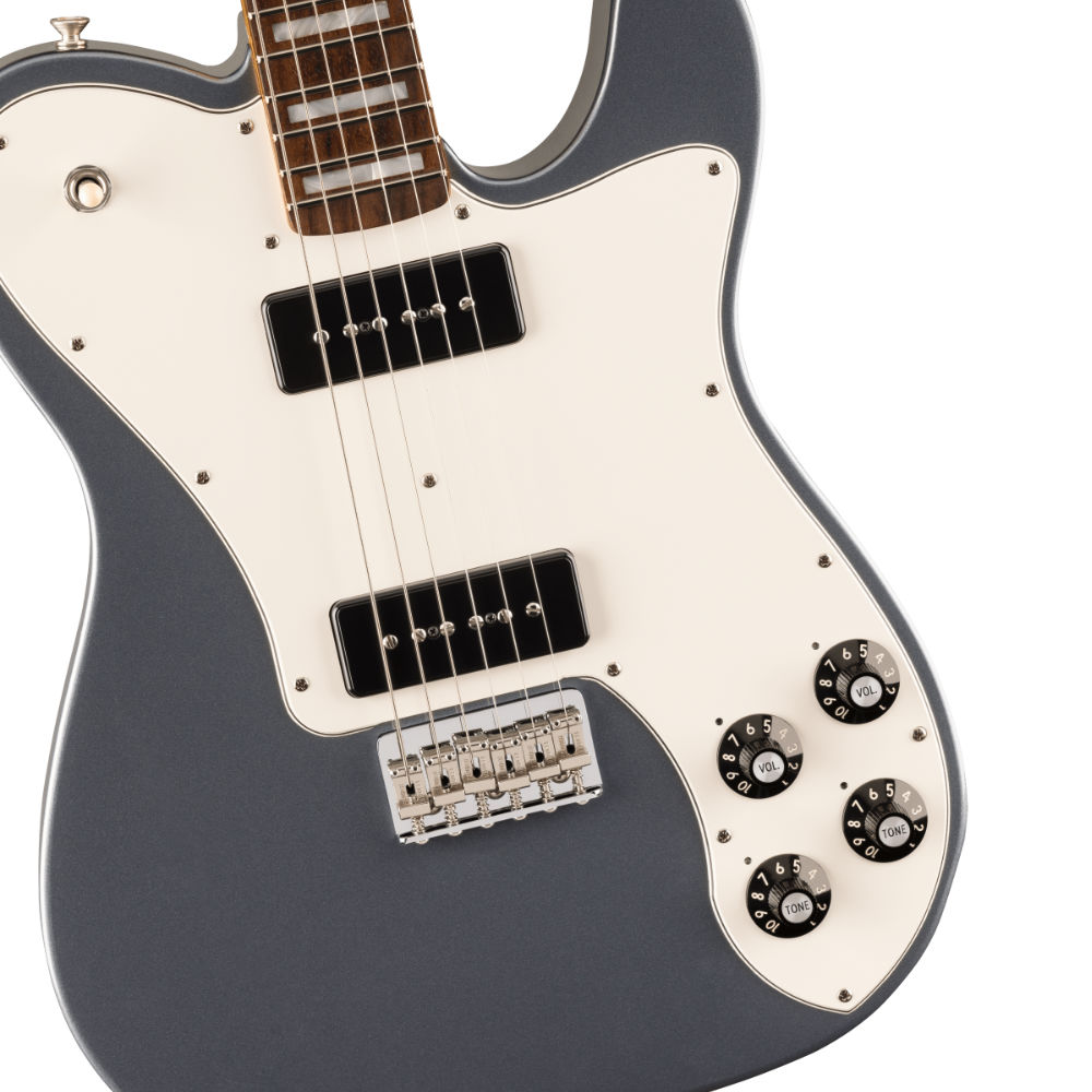 【訳あり】Fender フェンダー Chris Shiflett Cleaver Telecaster Deluxe Charcoal Frost Metallic エレキギター アウトレット ボディ