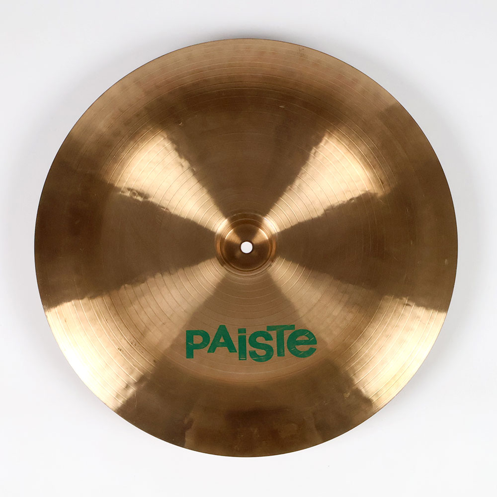 【中古】 チャイナシンバル パイステ PAISTE 505 CHINA TYPE 18インチ 裏面