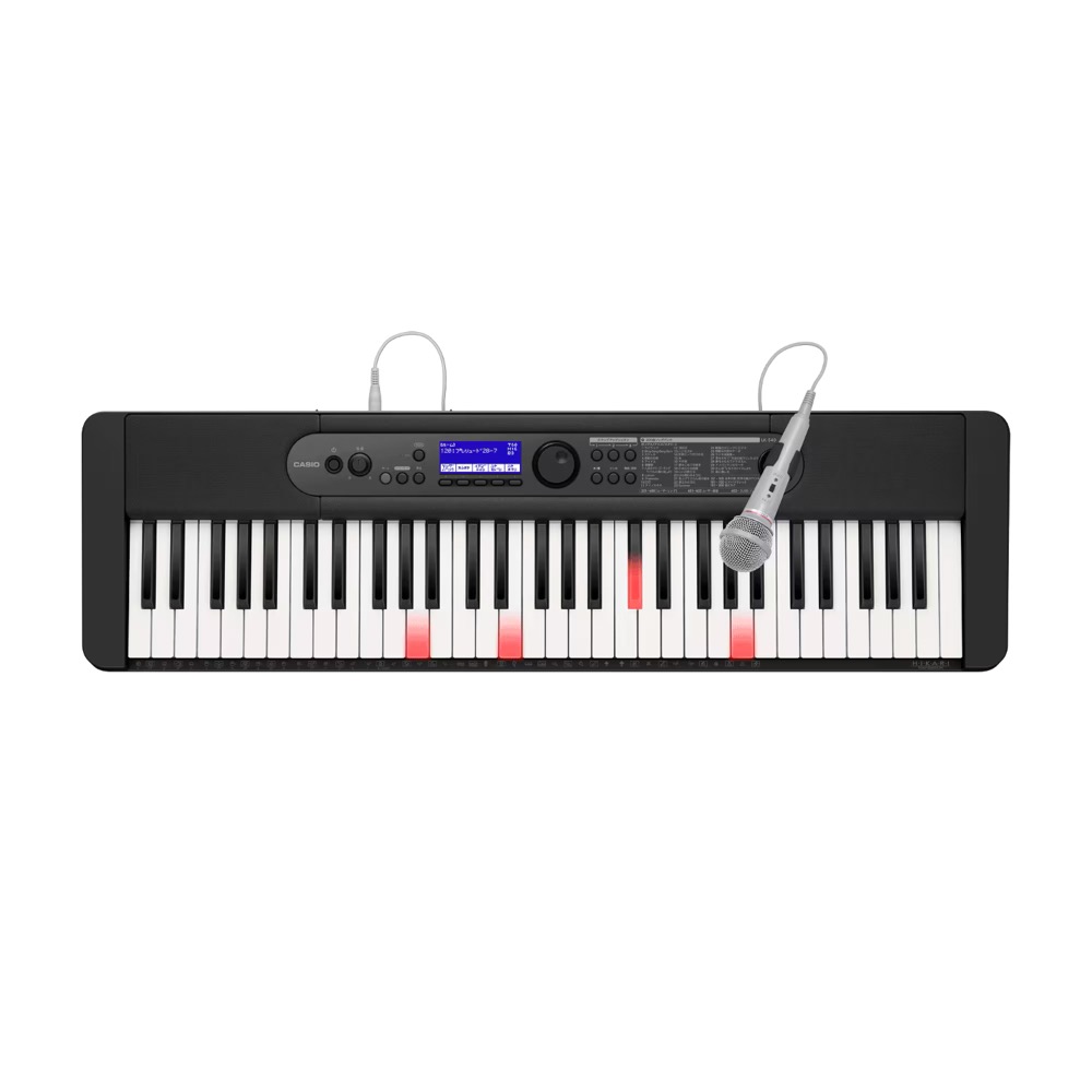 CASIO カシオ Casiotone LK-540BK 61鍵盤 光ナビゲーション カシオトーン キーボード