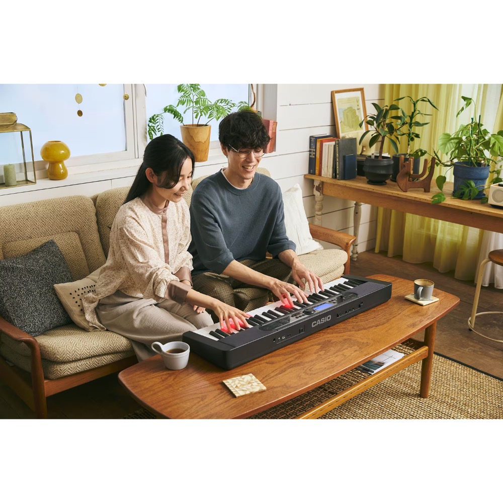 CASIO カシオ Casiotone LK-540BK 61鍵盤 光ナビゲーション カシオトーン キーボード 詳細画像