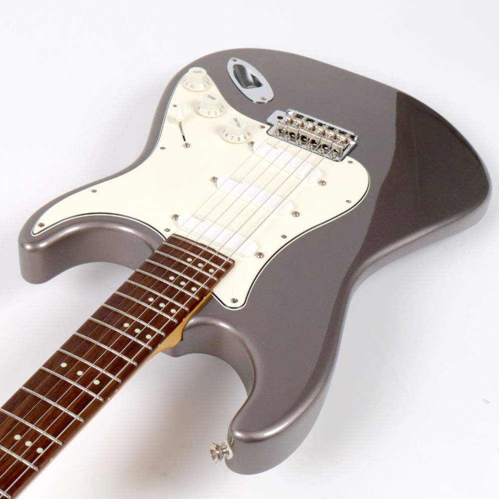 【中古】 エレキギター Three Dots Guitars S Series LS-SPC Dolphin Grey Metallic Rosewood FingerBoard 2020年製 EMG SLV を搭載した S Model ミッドブースト回路搭載 スリードッツ カッタウェイ側