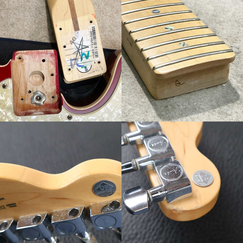 【中古】 エレキギター Fender American Deluxe Telecaster Aged Cherry Sunburst 2006年製 US製 フェンダー アメリカンデラックステレキャスター エイジドチェリーサンバースト S-1スイッチ付き 内部 傷