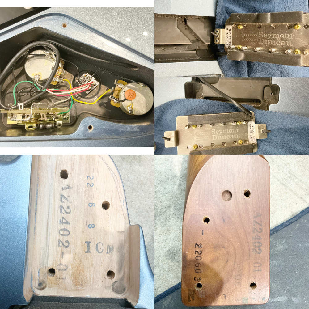 【中古】 エレキギター IBANEZ AZ2402-ICM Prestige Ice Blue Metallic 2022年製 アイバニーズ AZ 日本製 イバニーズ 内部