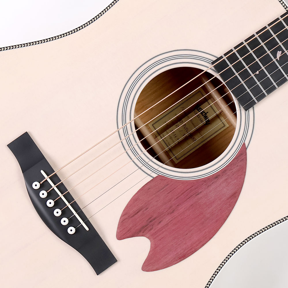 HEADWAY ヘッドウェイ Standard Series HD-FUYUZAKURA 25/STD Snow White Pearl アコースティックギター サウンドホール、ピックガード