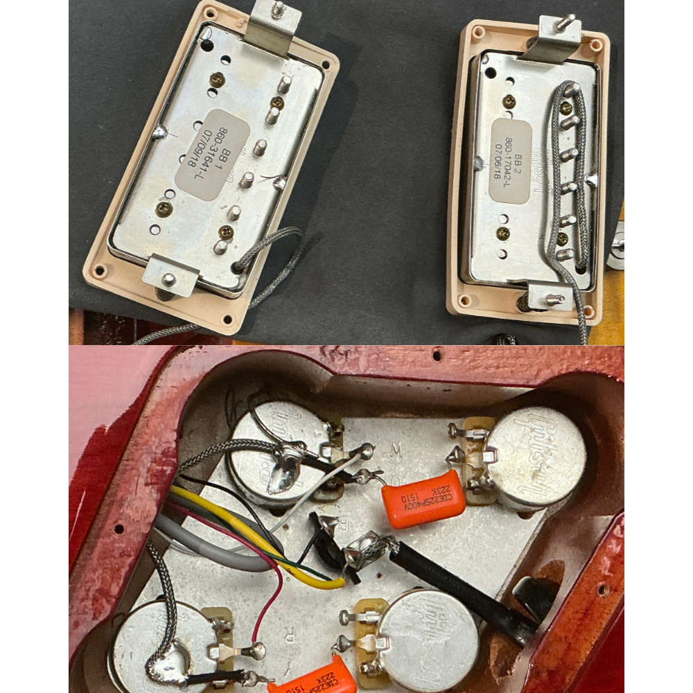 【中古】 エレキギター Gibson Les Paul Traditional 2019 Heritage Cherry Sunburst 2018年製 レスポール トラディショナル ギブソン ピックアップ、ポット