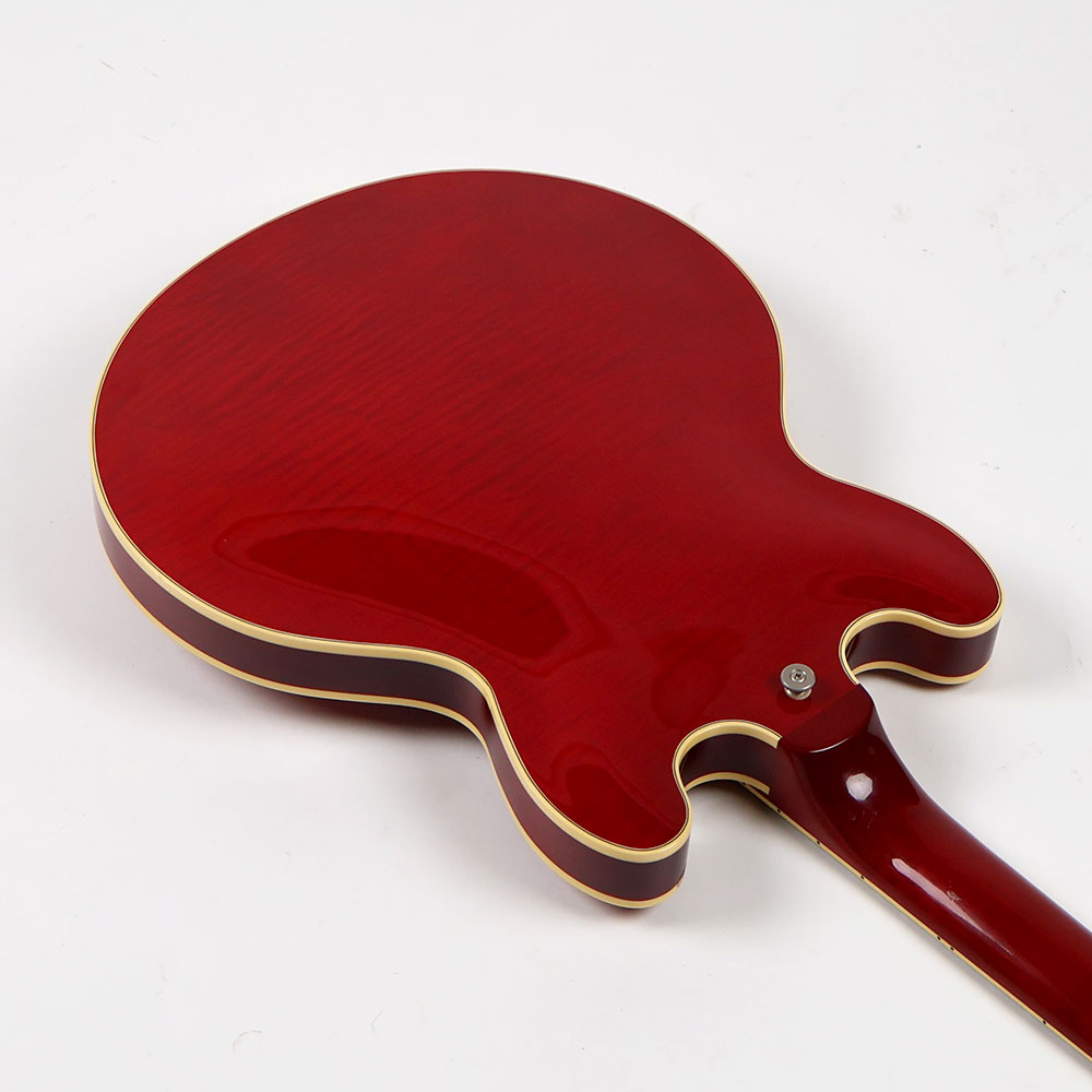 【中古】 エレキギター Fujigen Masterfield MSA-SP Cherry フジゲン マスターフィールド セミアコースティック P-90タイプピックアップ搭載 ボディ