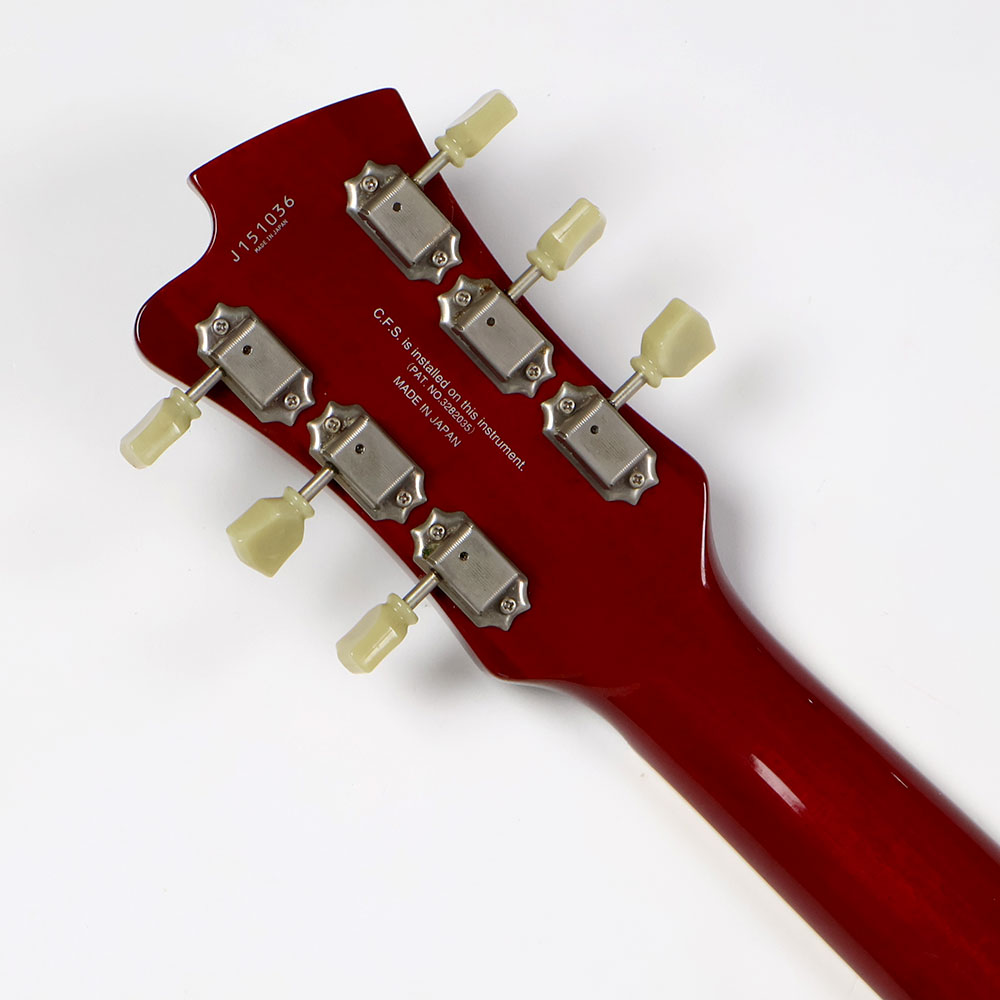 【中古】 エレキギター Fujigen Masterfield MSA-SP Cherry フジゲン マスターフィールド セミアコースティック P-90タイプピックアップ搭載 ヘッド