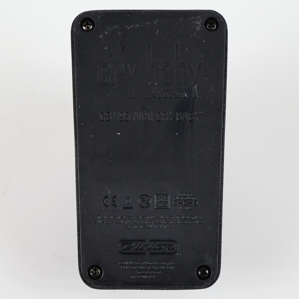【中古】 JIM DUNLOP CBM95 CRY BABY mini ワウペダル エフェクター 本体画像 裏