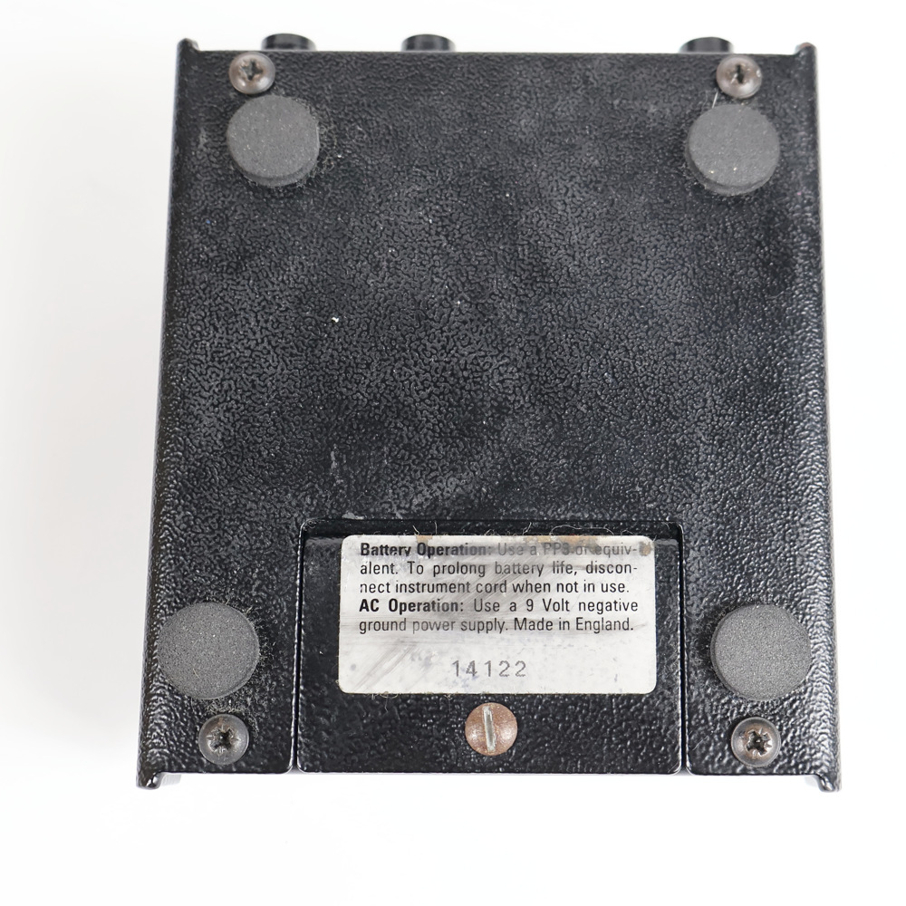 【中古】 オーバードライブ エフェクター MARSHALL マーシャル The Guv’nor FP-01 ギターエフェクター 裏面