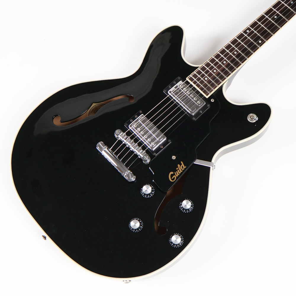 【中古】 GUILD ギルド STARFIRE IV Black セミアコ エレキギター ボディトップ