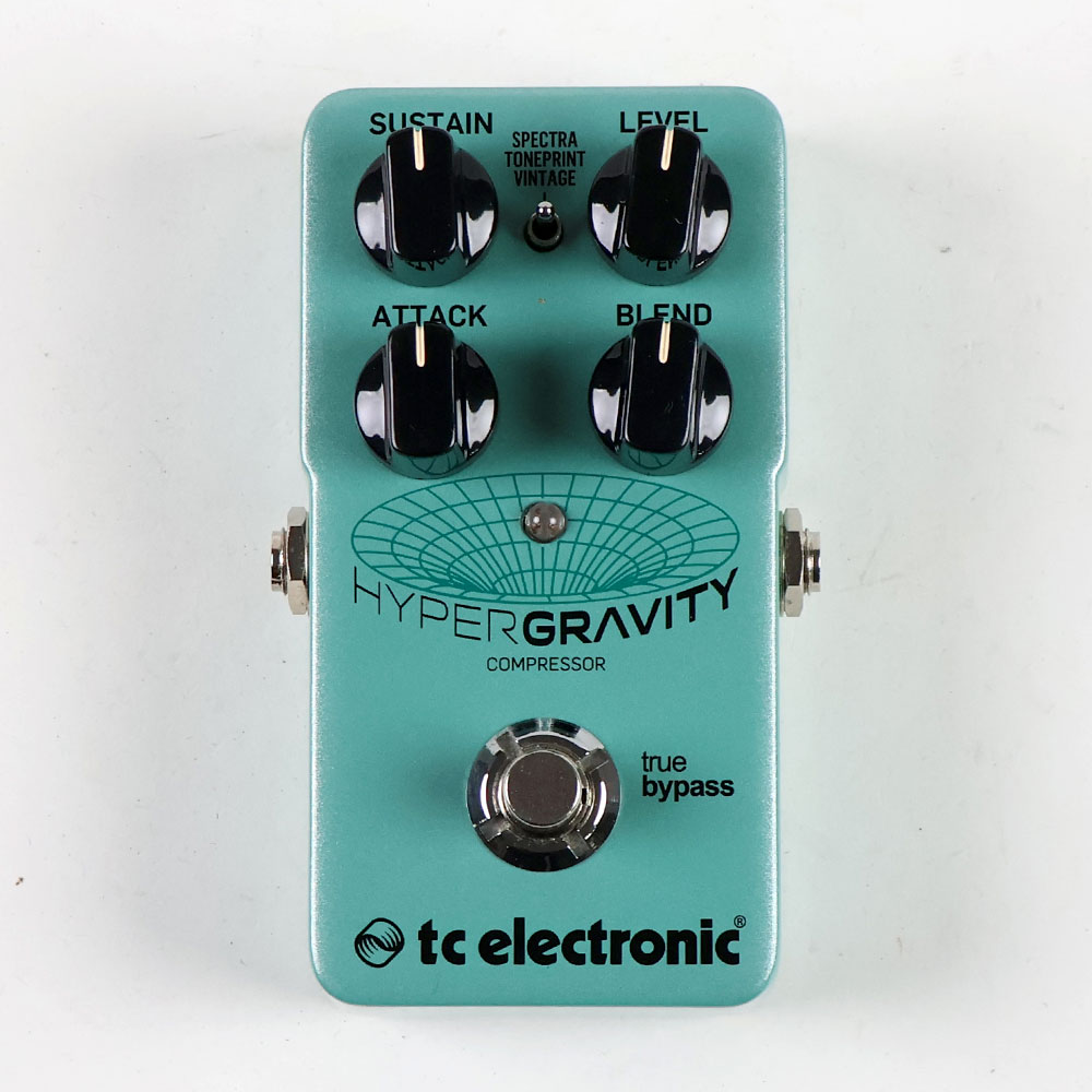 【中古】 コンプレッサー tc electronic HYPERGRAVITY COMPRESSOR ハイパーグラビティー ギターエフェクター 正面