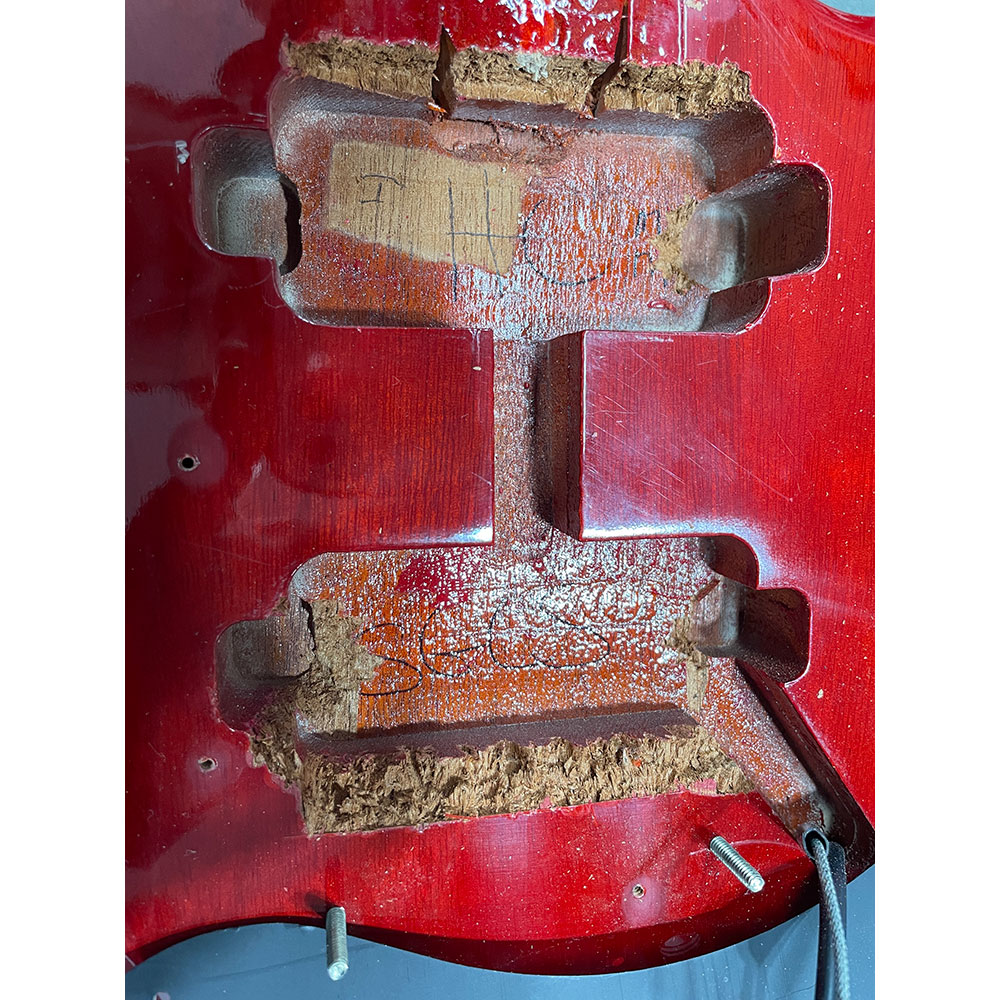 【中古】 エレキギター Gibson SG Classic P-90 Cherry 2000年製 P-90搭載 ギブソンSGクラシック チェリー ザグり痕