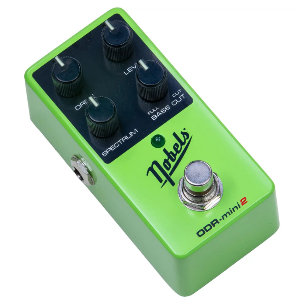 Nobels ノーベルズ ODR-mini 2 オーバードライブ ギターエフェクター 左斜めアングル画像